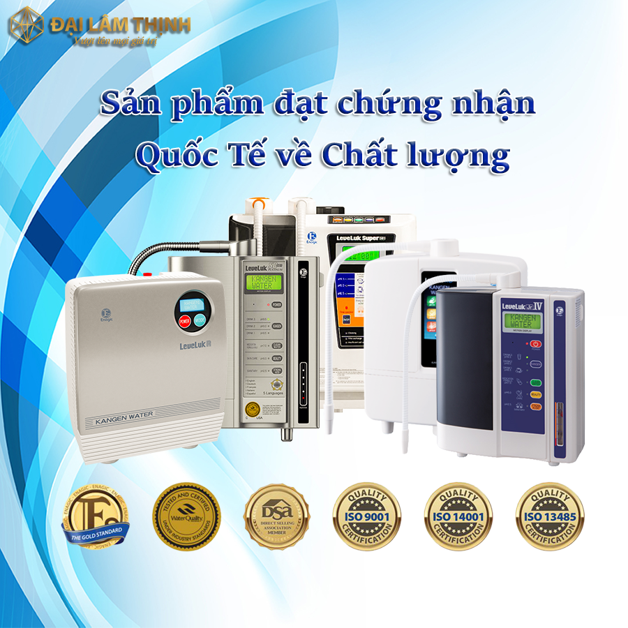 chúng nhận máy lọc nước kangen ĐẠI LÂM THỊNH