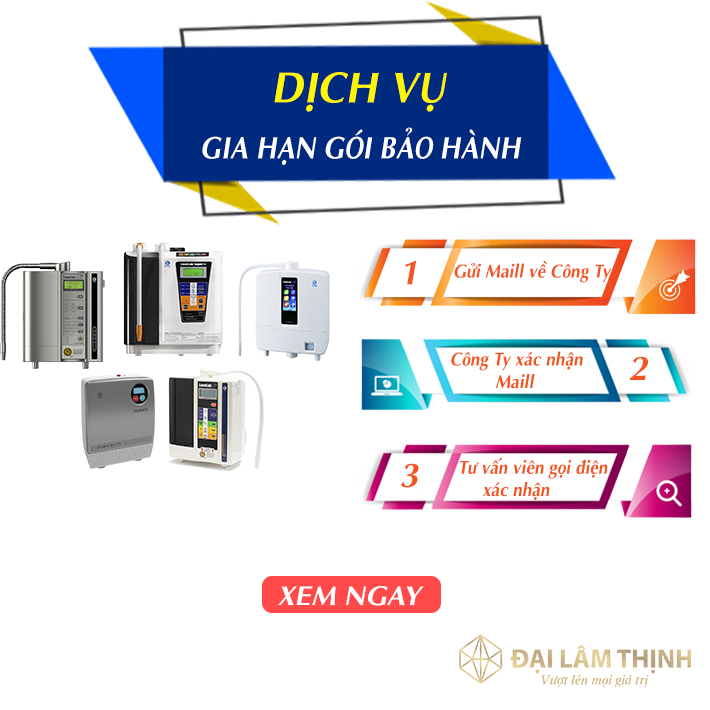 bảo hành máy kangen
