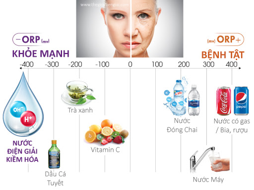 nước kangen chống oxy h&oacute;a cao